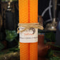 Sekhmet - Orange Beeswax Spell Candles