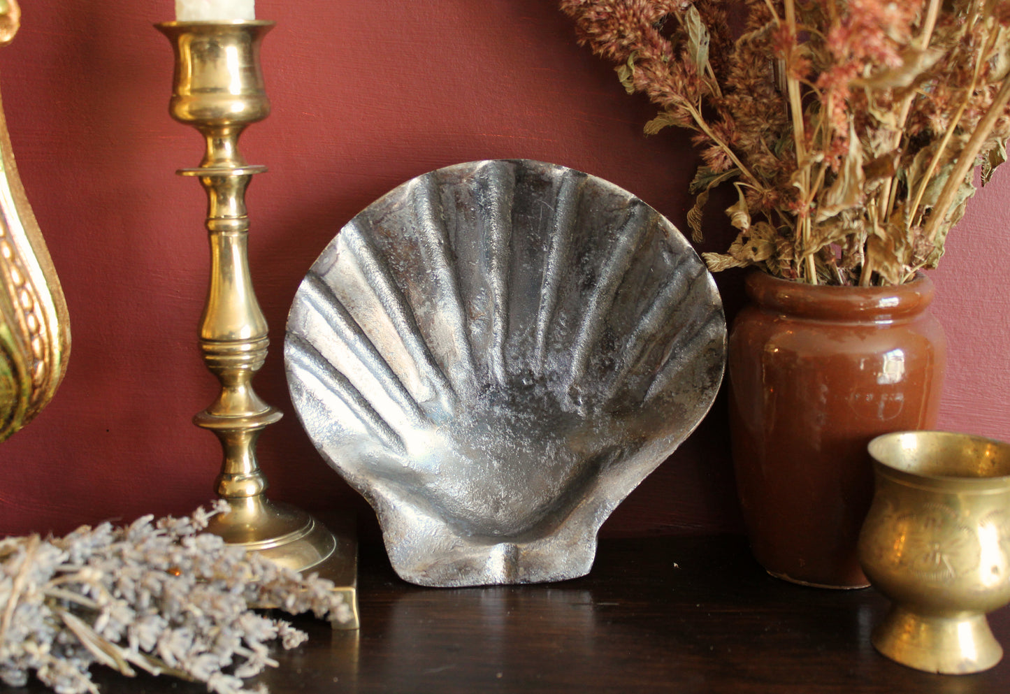 Silver Shell Offering Bowl