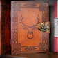 Leather Stag Notebook 6x8"