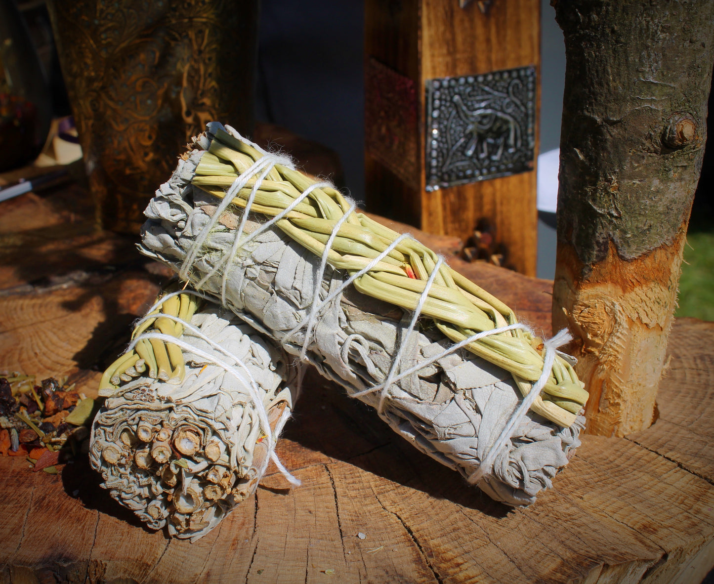 Braided Sweetgrass & White Sage Smudge