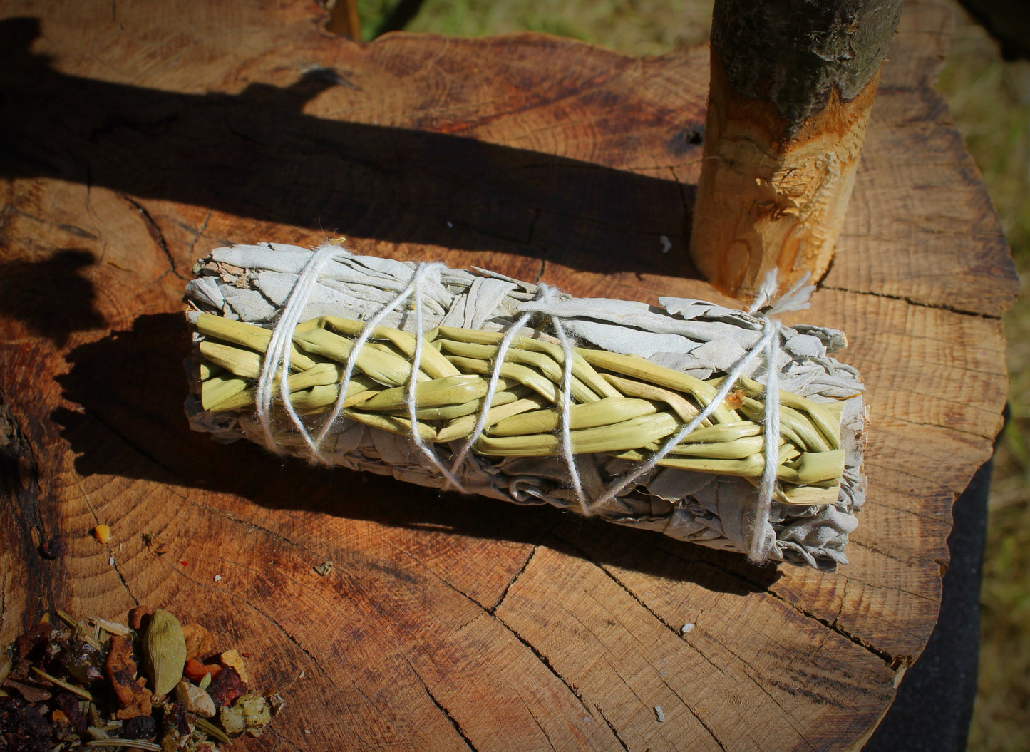 Braided Sweetgrass & White Sage Smudge