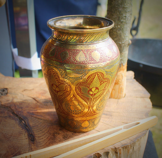 Brass Indian Vase