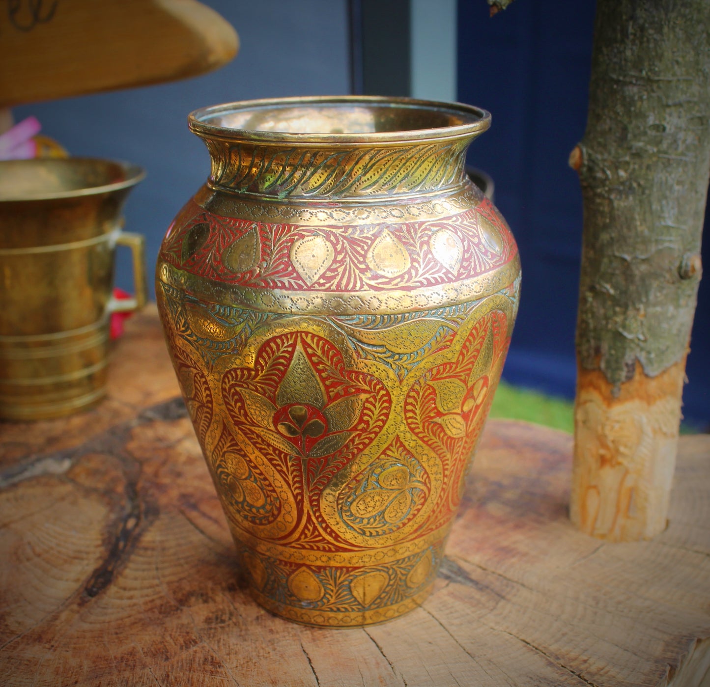 Brass Indian Vase