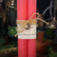 Venus - Pink Beeswax Spell Candles
